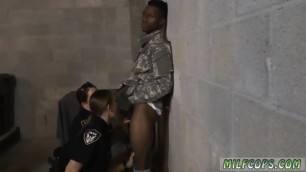 Super Black Ebony First Time Fake Soldier Gets Used As A Fuck Toy