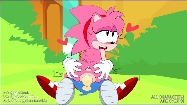 Classic Amy Rose Fucks Sonic - Sonic the Hedgehog Porn