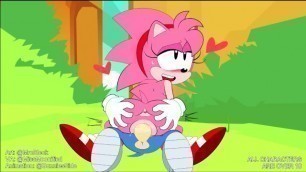 Classic Amy Rose Fucks Sonic - Sonic the Hedgehog Porn