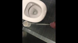 My Uncut Cock is Missing the Toilet Again!