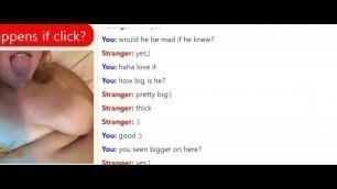 Super Horny Married Woman Begs for my Cum on Omegle!