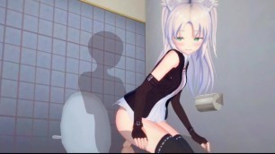 Sims's Bathroom Prank - Azur Lane - 3D Hentai / Remaster