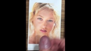 Tributevideo for Cheershouse! Cumshot on her Pretty Sexy Face