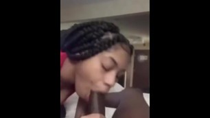 Cute Black Chick Love Sucking BBC