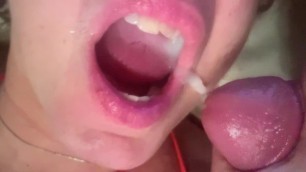 Wifey Eats Cum