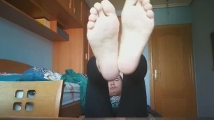 Foot Worship - my Sexy Arched Soles - Toe Wiggling - Sexy Feet & Soft Soles