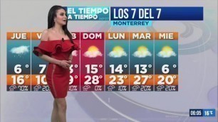 Yuli Castillo En Sexy Vestido Rojo Transparentando Tanga Blanca HD