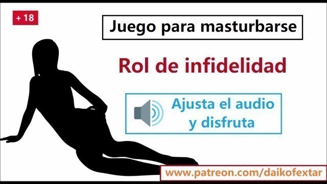 JOI Español, Doble Infidelidad + Juegos Para Masturbarse.