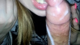 Cum Bursting out of my Mouth