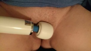 BBW Gets off with a Magic Wand