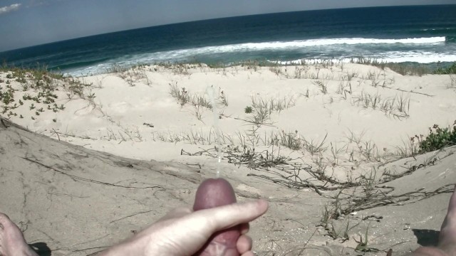 Busting Nuts at Beach