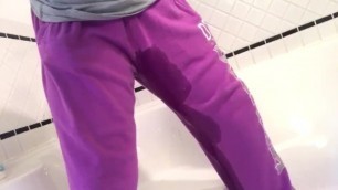 Pissing in my Purple Sweatpants for You.