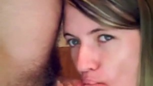 Webcam hottie swallows her bf's best friend's cum