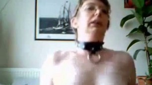 Webcam of horny mom hacked by not her bad son !