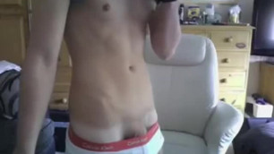 Cute Amateur Twink Shows His Big Dick On Webcam 5 Horny Girls
