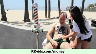 Public nudity and hot sex for money 16
