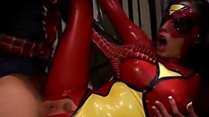 Spidey gets some hot Spider Woman ass